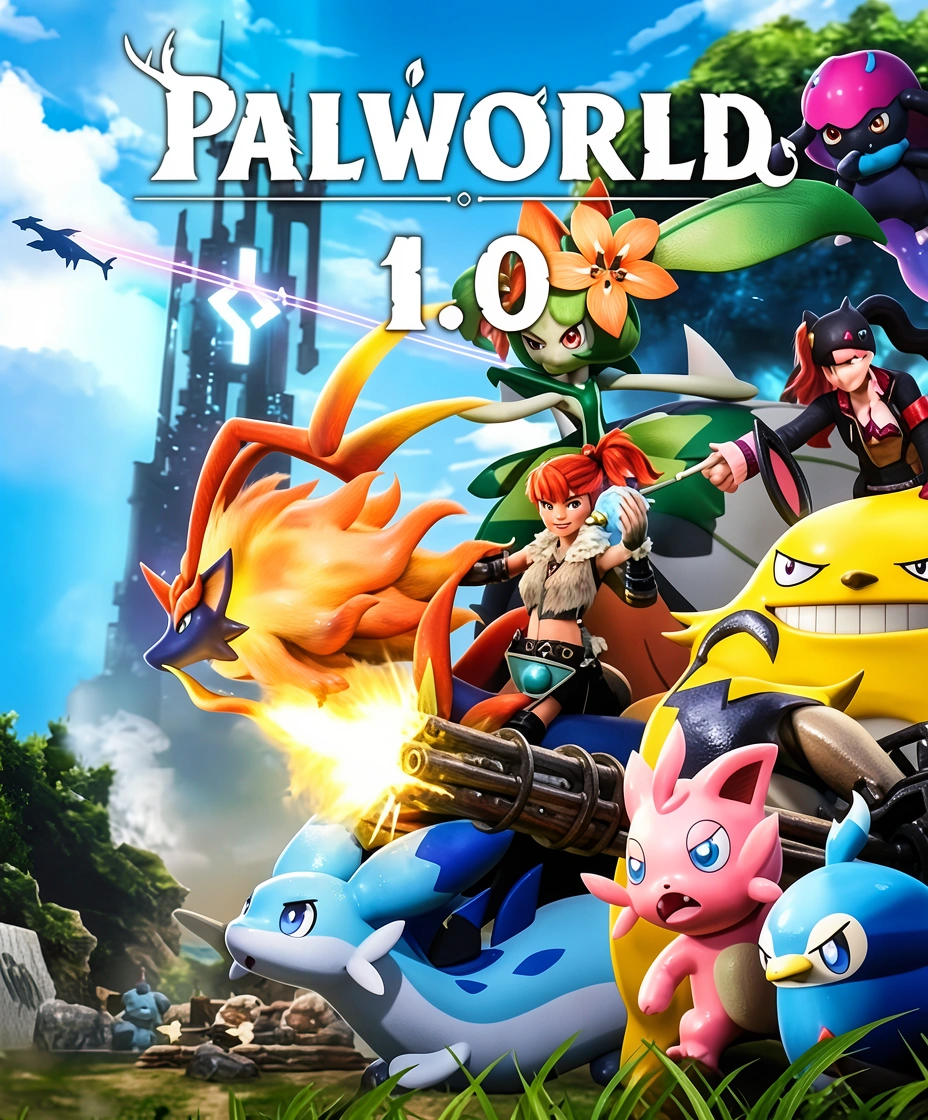 Palworld 1.0 Wiki key art